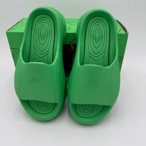 KIY Studios Men's Green Slide Sandals Comfort Cloud Footbed Size‎ 5 NIB
